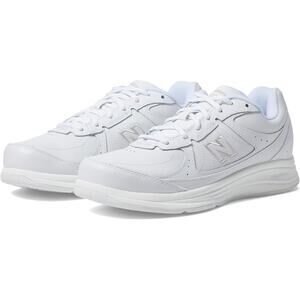 New Balance Womens 577 Walking Sneakers US 8 Wide White Leather Athletic NIB